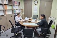 [국회]김승남 민주당감사 의원실 오재현선임비서관과 함께 업무협의 및 인사