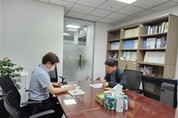 [국회]농림해양수산위 이달곤 국민의힘 간사 의원실 안소동 보좌관과 예산관련 업무협의 및 인사